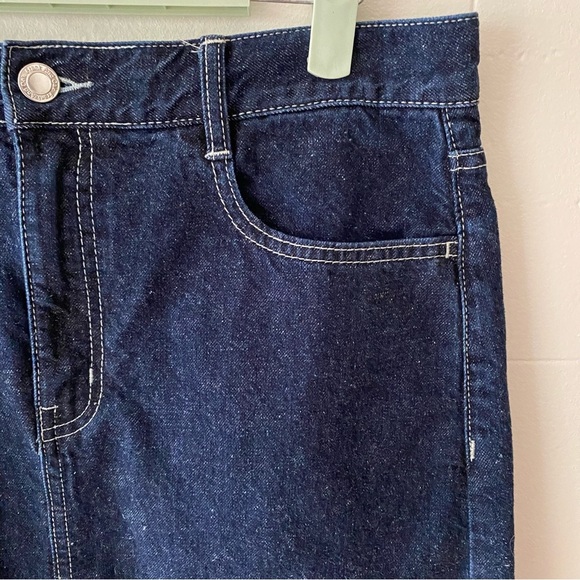 Frank & Oak Midi Demin Pencil Skirt - Picture 3 of 9